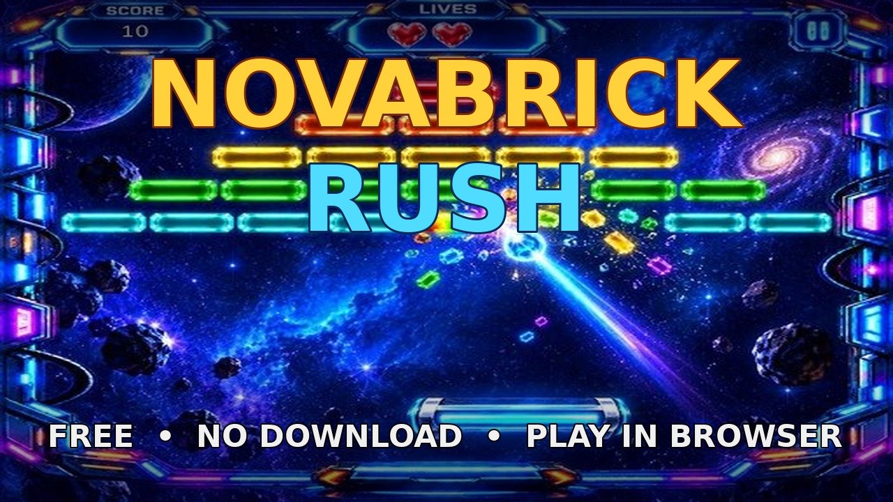 I Built a Brick-Breaker Game in 2026 — Play NovaBrick Rush Free