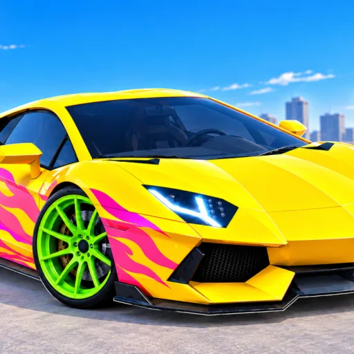 Hyper Cars Stunt Racing game thumbnail